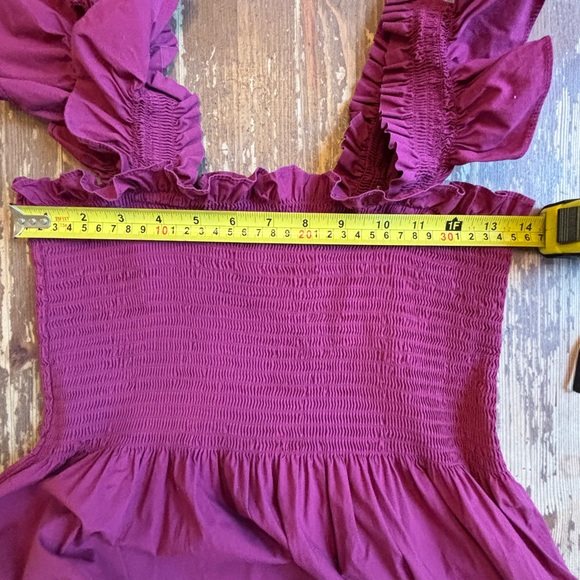 Hill House Ellie wine colored Nap dress. Medium - Picture 4 of 7